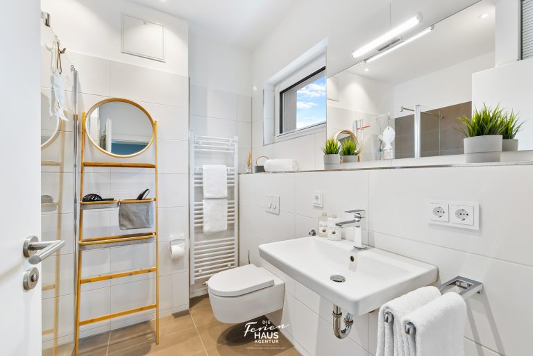 Ferienwohnung Penthouse Hygge Badezimmer